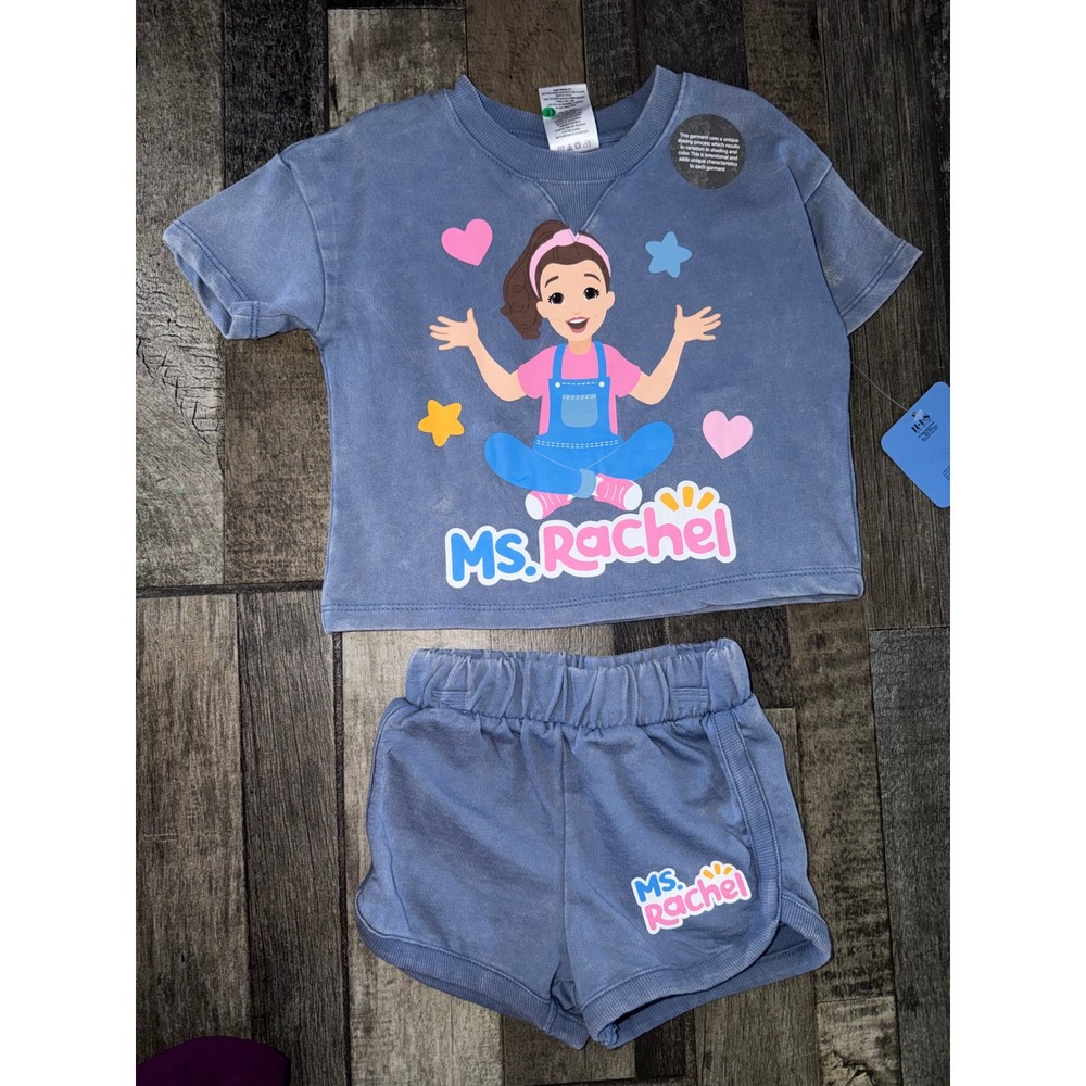 Ms Rachel's girls outfit set 2T